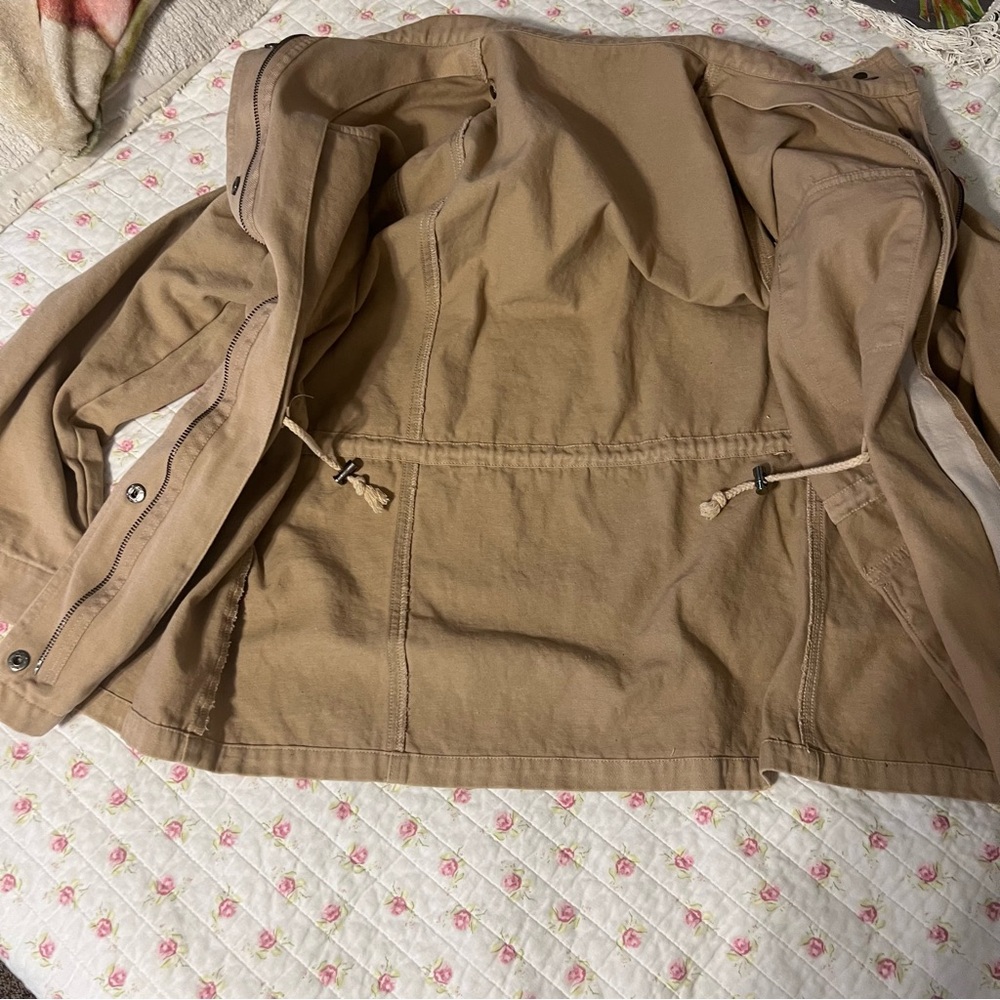 Men's Tan Utility Field Jacket - Picture 12 of 15